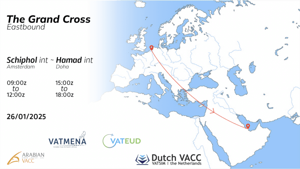 The Grand Cross Eastbound - AMS to DOH