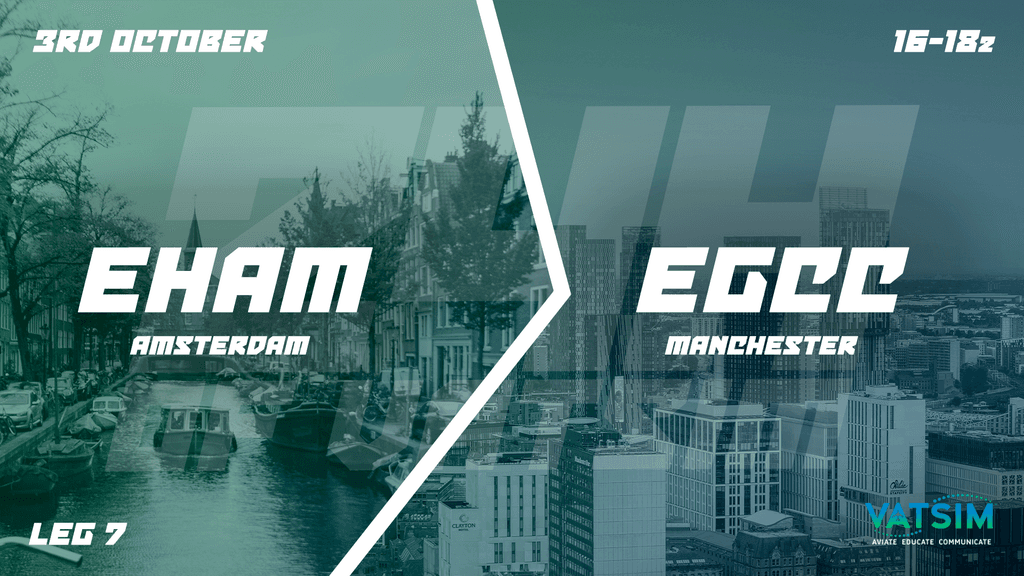 24h of VATSIM: Amsterdam to Manchester